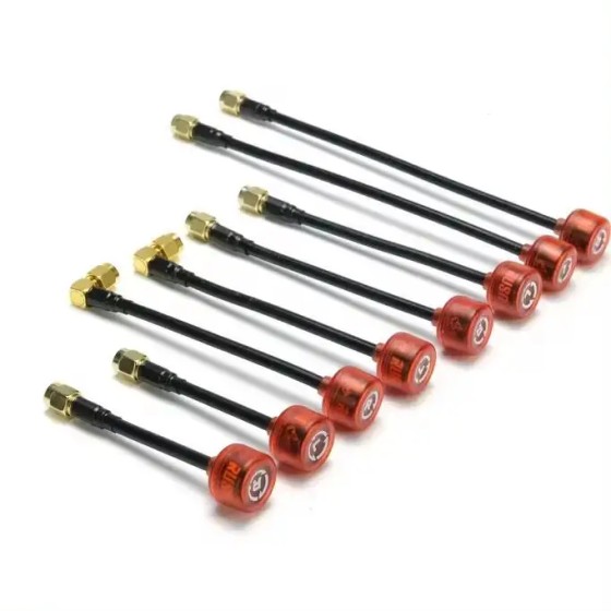 Hot Sales RUSHFPV Cherry 5.8G Left/Right Spectacle Screen Mapping Transmitter and Receiver Antennas for Racing Drone FPV